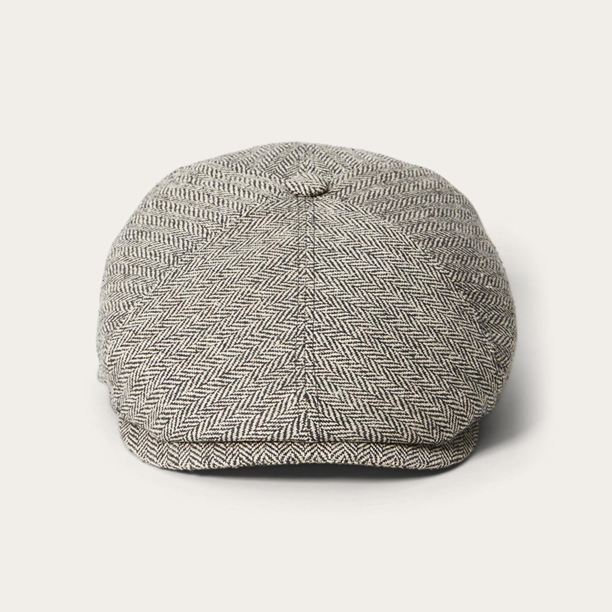 Men/Women Caps &amp; Truckers | Stetson Silk Six-Panel Cap Black Herringbone