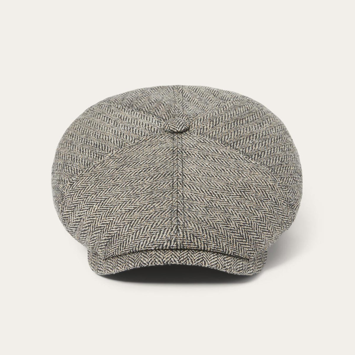 Men/Women Caps &amp; Truckers | Stetson Silk Six-Panel Cap Black/brown Herringbone