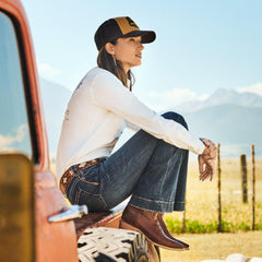 Men/Women Caps &amp; Truckers | Stetson Tan Sunset Trucker Cap Tan