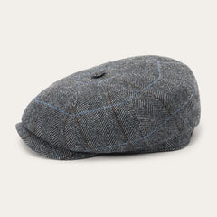 Men/Women Caps &amp; Truckers | Stetson Wool Herringbone Hatteras Cap Grey Herringbone