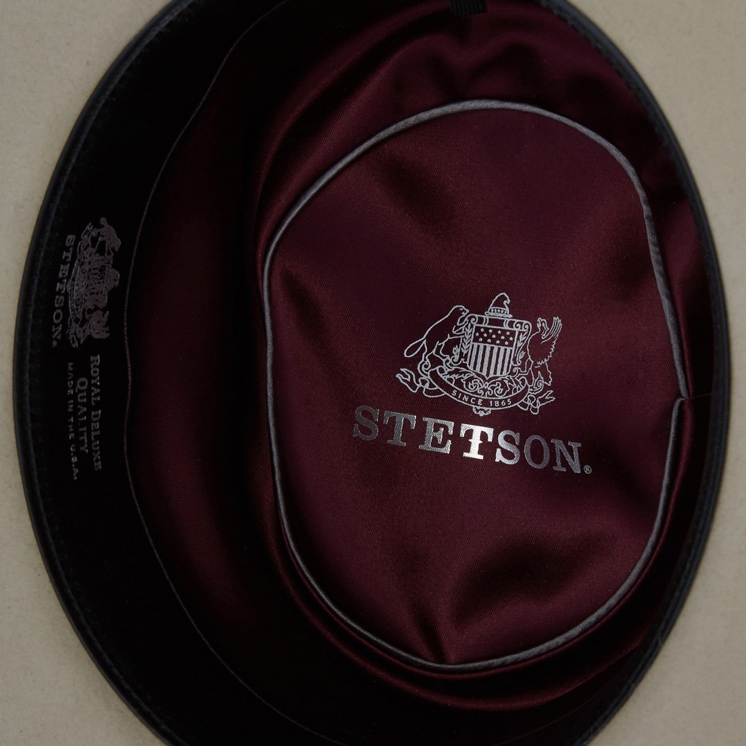 Men/Women Fedora | Stetson Kings Row Firm Felt Hat Silver Grey