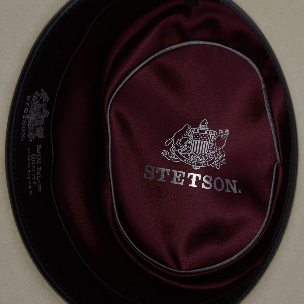 Men/Women Fedora | Stetson Kings Row Firm Felt Hat Silver Grey