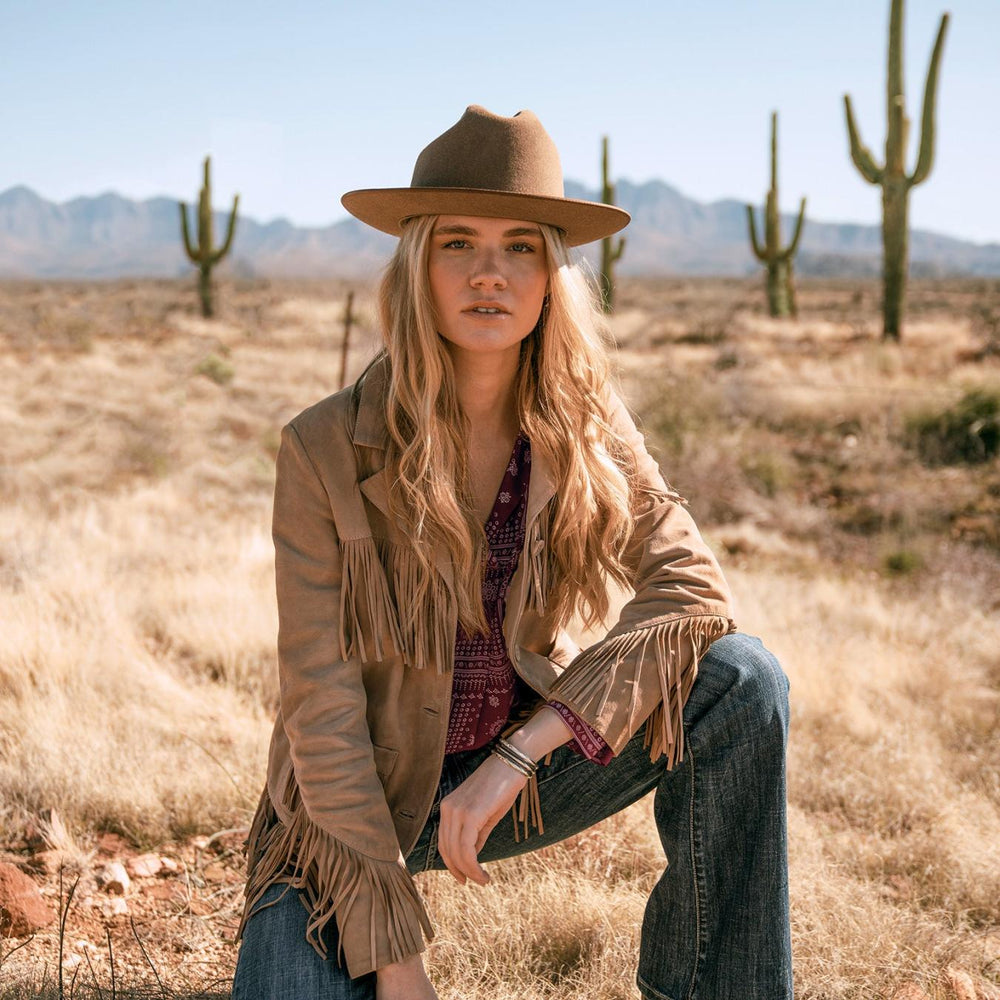 Men/Women Fedora | Stetson Open Road 6X Cowboy Hat Brown Mix