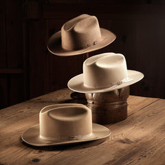 Men/Women Fedora | Stetson Open Road 6X Cowboy Hat Brown Mix