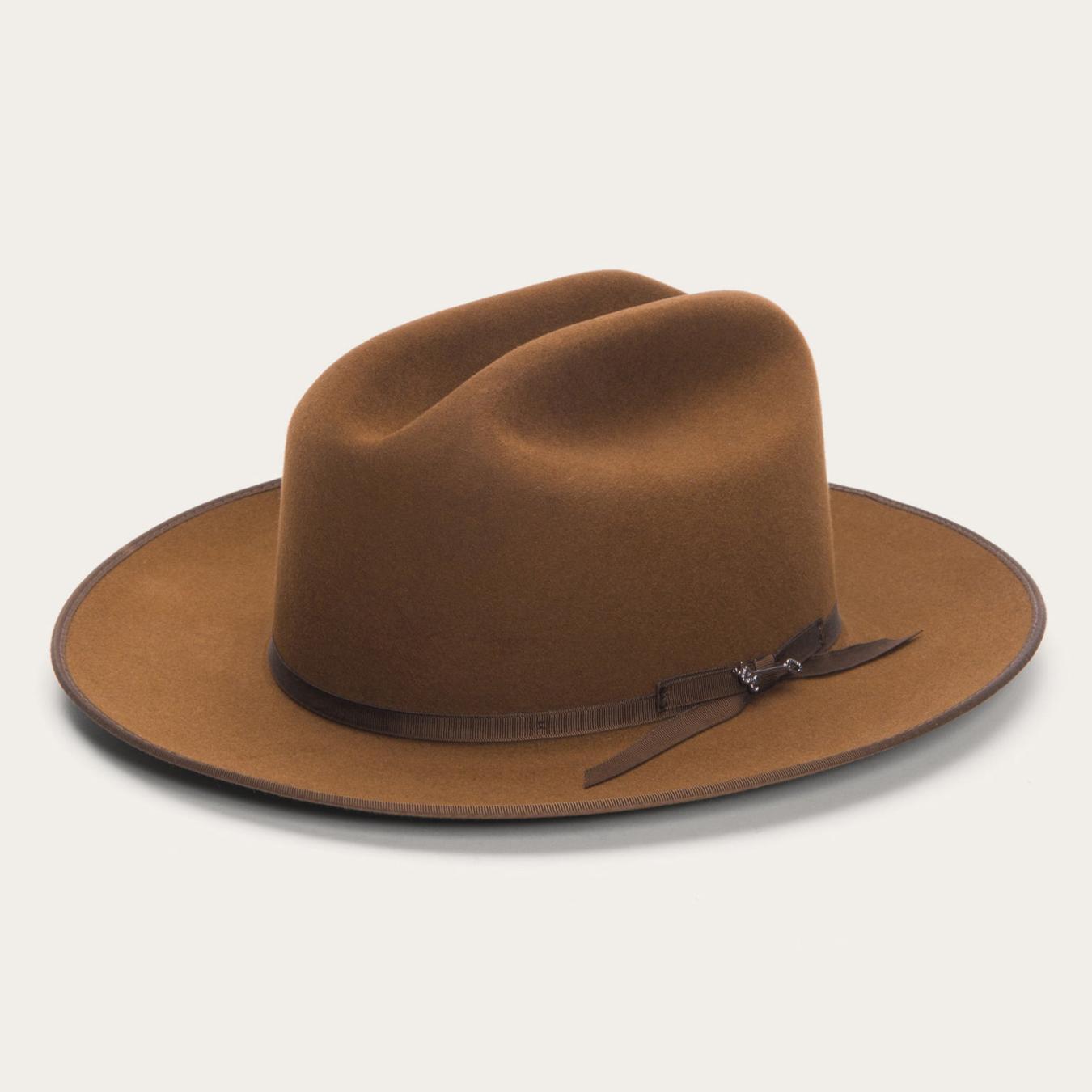 Men/Women Fedora | Stetson Open Road Royal Deluxe Hat Cognac