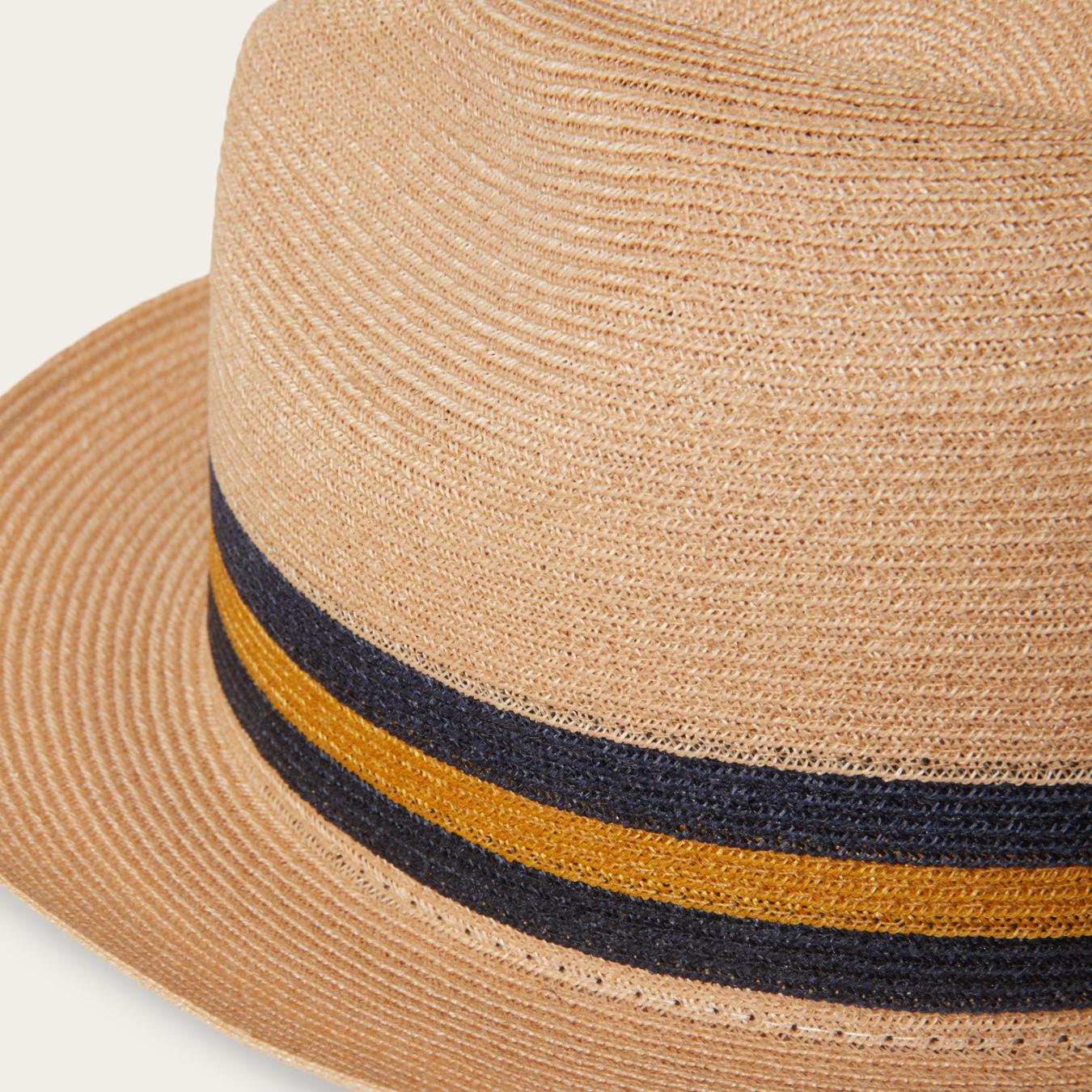 Men/Women Fedora | Stetson Triad Straw Fedora Mustard