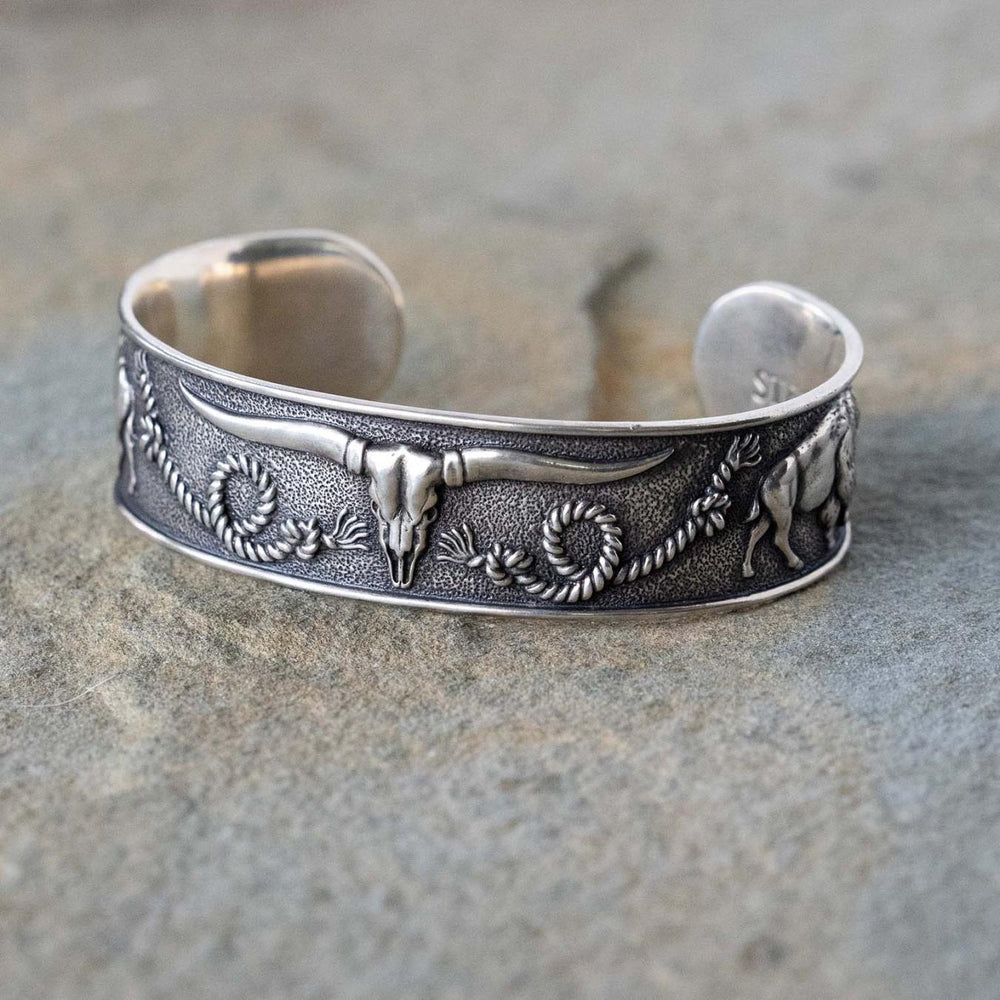 Men/Women Jewelry | Stetson Southwestern Cuff Grey