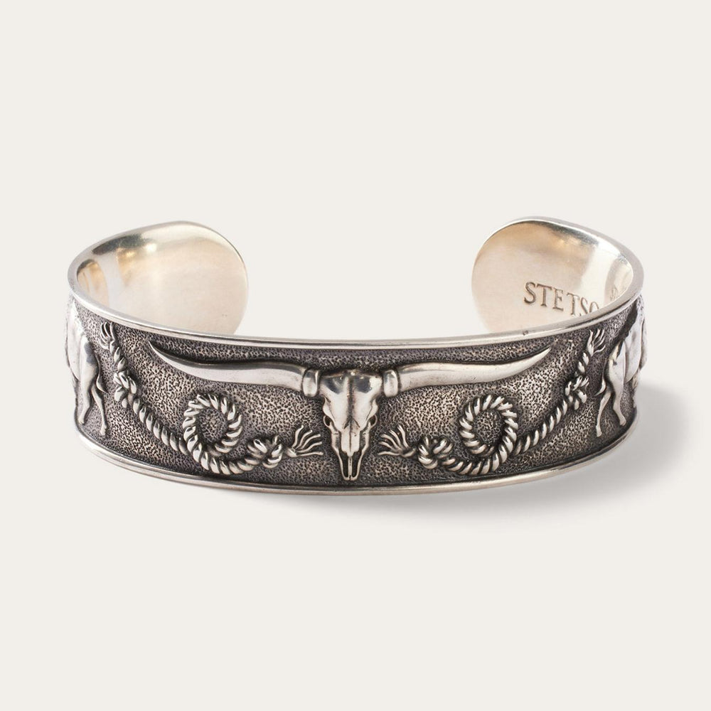 Men/Women Jewelry | Stetson Southwestern Cuff Grey