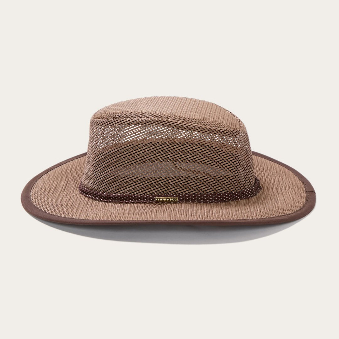 Men/Women Outdoor | Stetson Grand Canyon Mesh Safari Hat Walnut