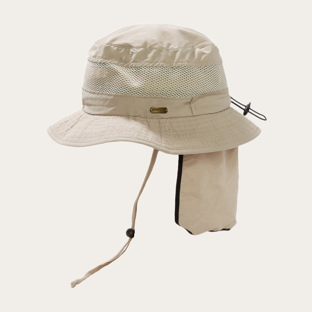 Men/Women Outdoor | Stetson Switchback 'No Fly Zone' Mesh Bucket Hat Khaki