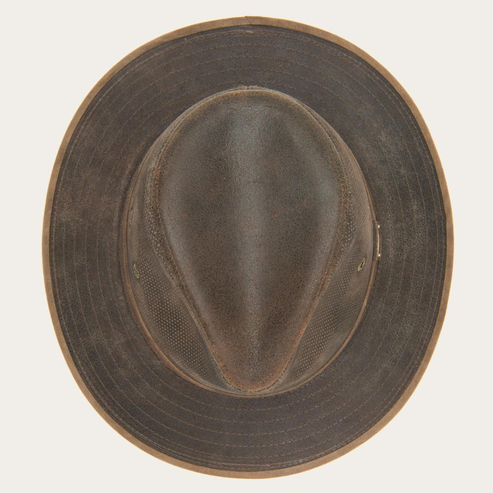 Men/Women Outdoor | Stetson Weathered Leather Safari Hat Brown
