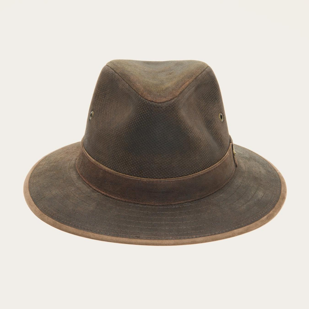 Men/Women Outdoor | Stetson Weathered Leather Safari Hat Brown