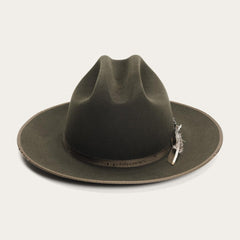 Men/Women Western | Stetson 1865 Distressed Open Road Royal Deluxe Walnut