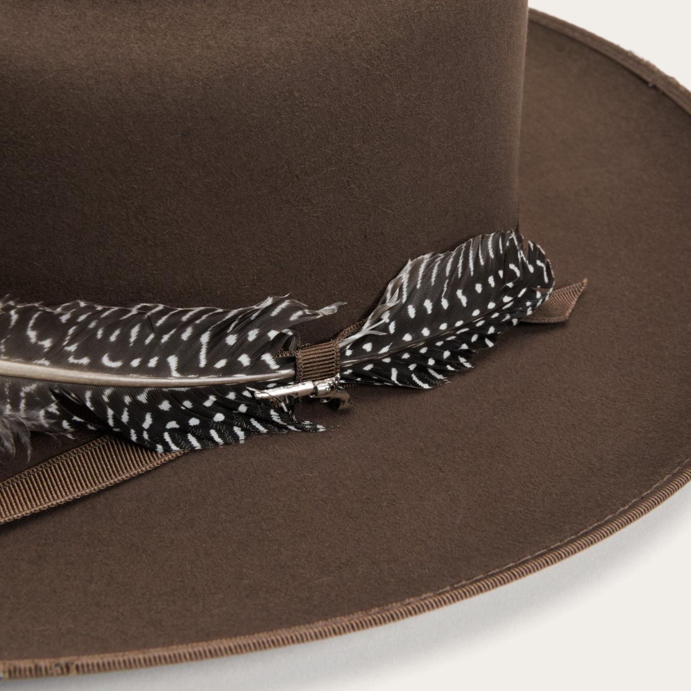 Men/Women Western | Stetson 1865 Distressed Open Road Royal Deluxe Walnut