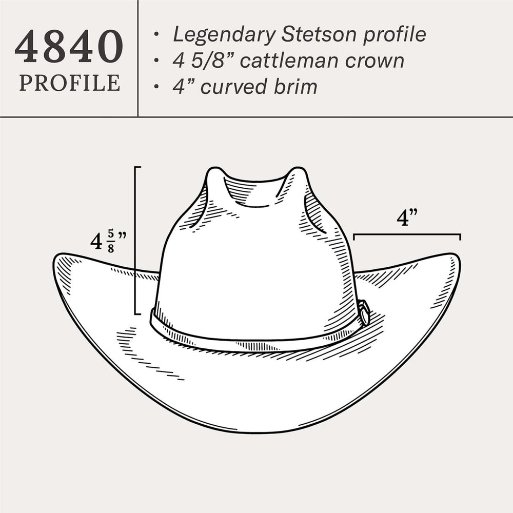 Men/Women Western | Stetson El Amo 500X Premier Cowboy Hat Silverbelly