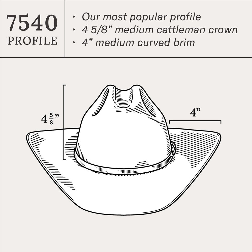 Men/Women Western | Stetson El Patron 75 Premier 30X Cowboy Hat Silverbelly