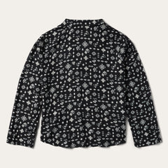 Women Blouses | Stetson Southwestern Ditzy Print Blouse Black