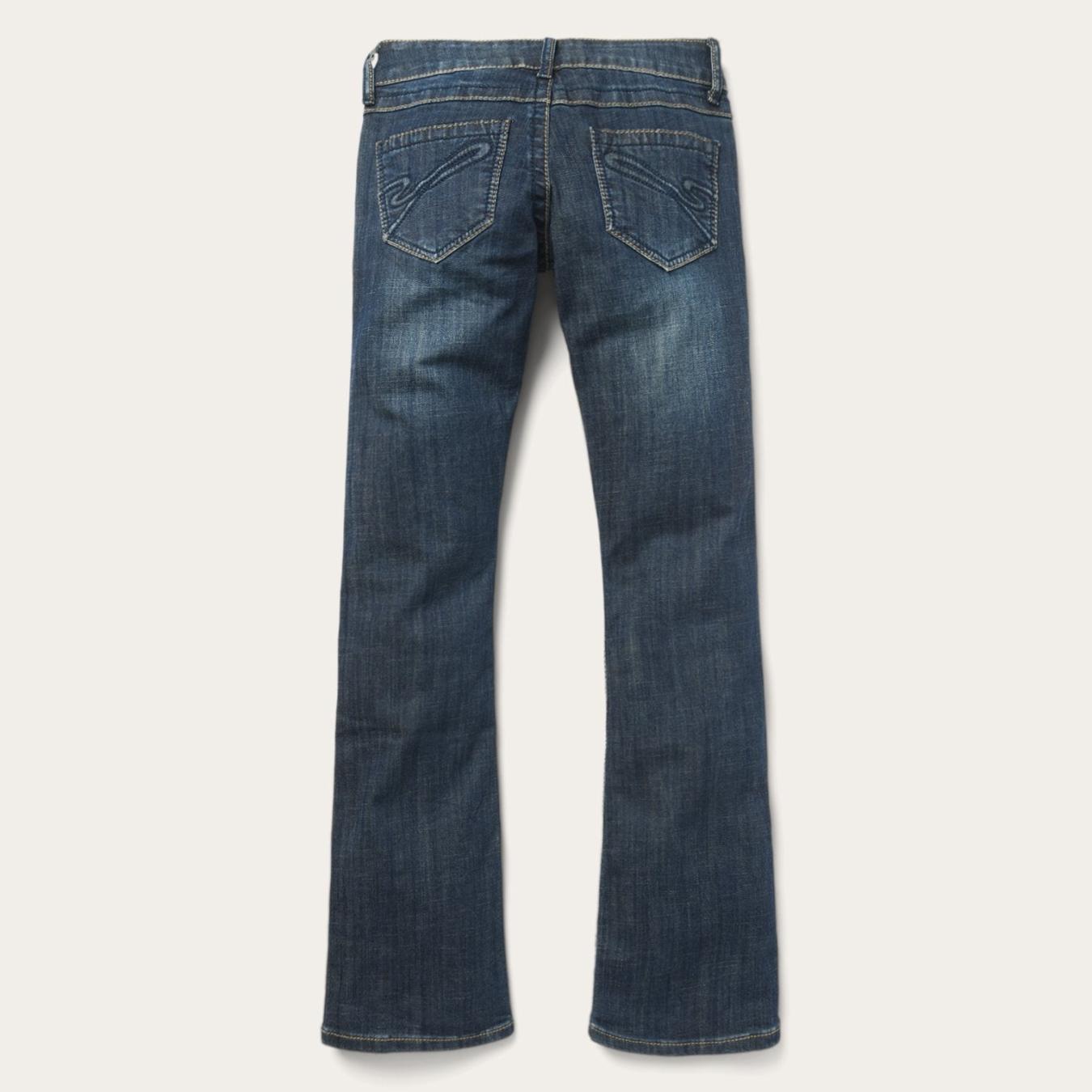 Women Denim | Stetson 818 Bootcut Jean With "S" Back Pocket Blue