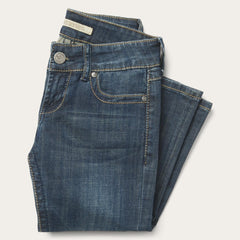 Women Denim | Stetson 818 Bootcut Jean With "S" Back Pocket Blue