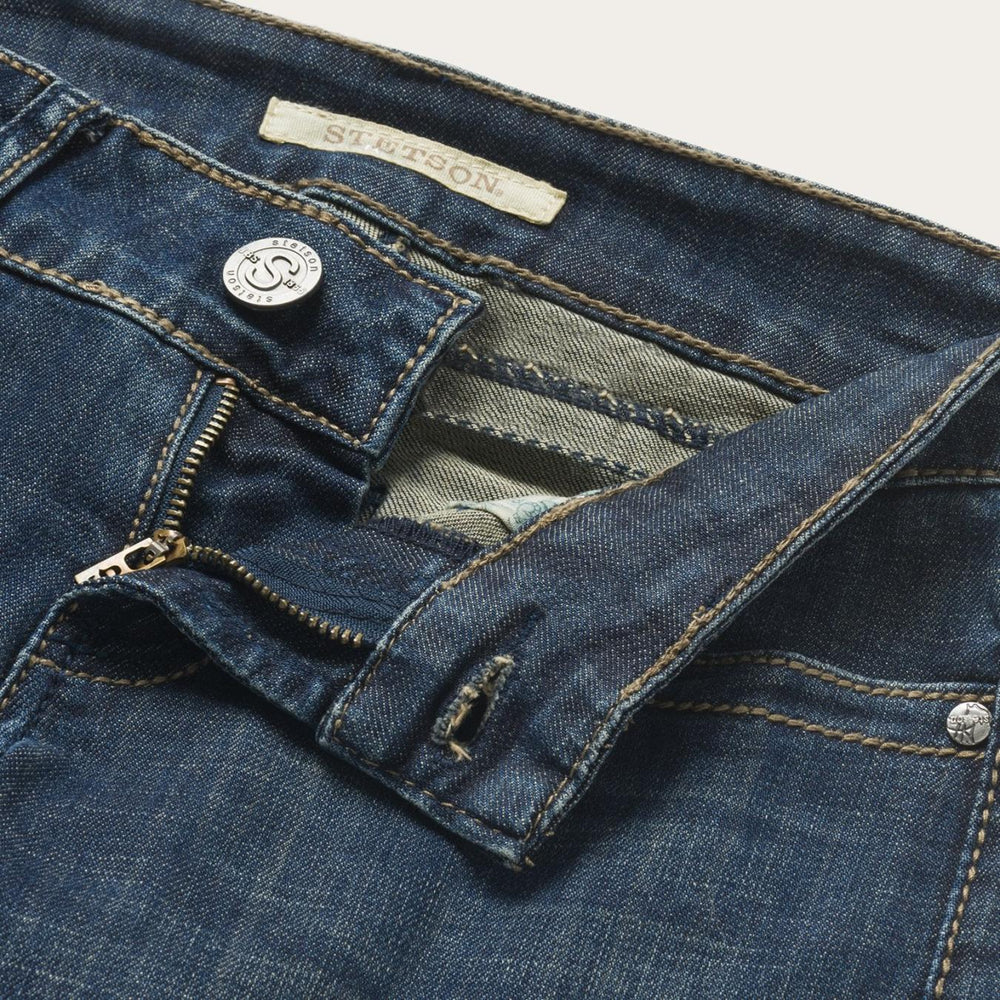 Women Denim | Stetson 818 Bootcut Jean With "S" Back Pocket Blue
