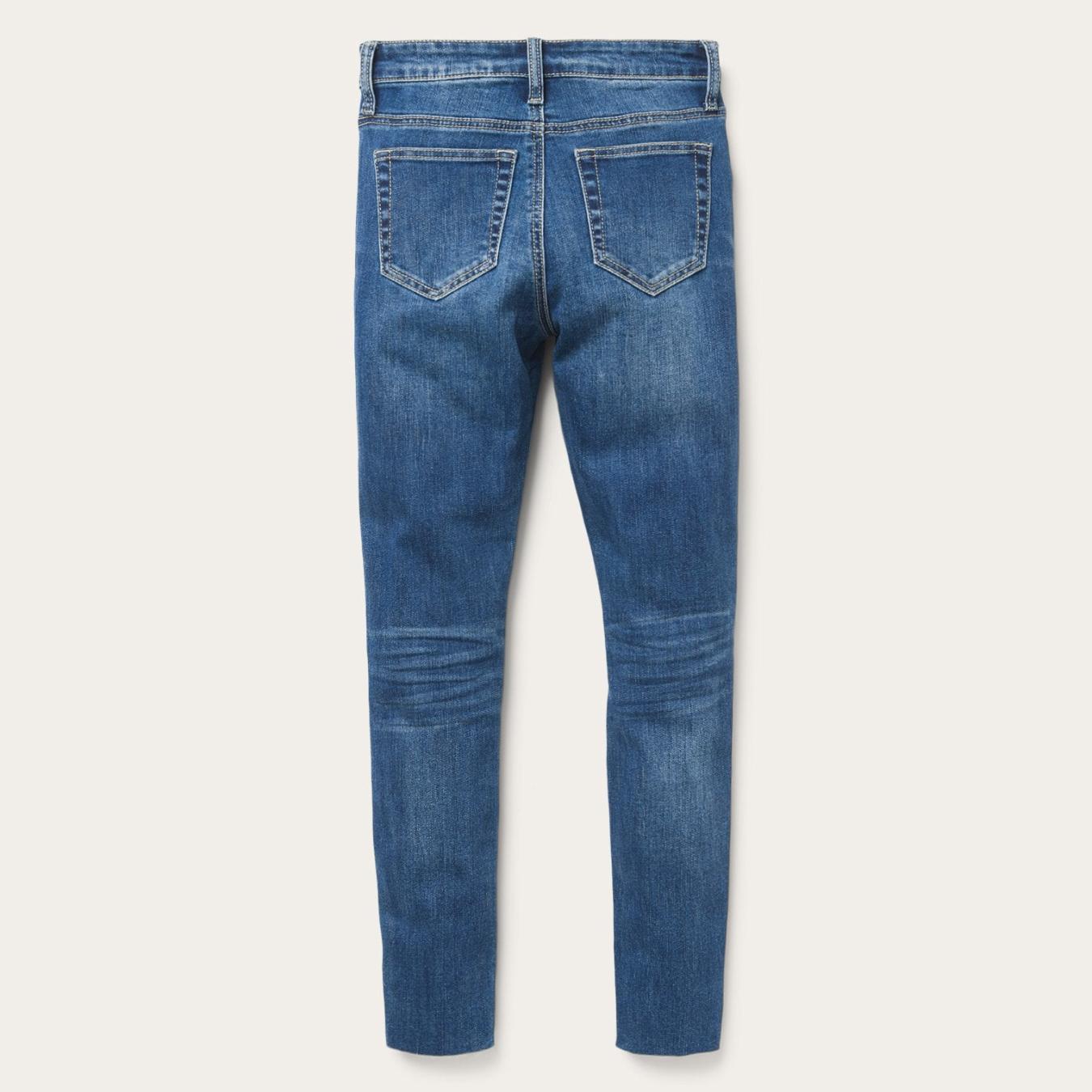 Women Denim | Stetson 902 High Waist Slim Fit Jean Blue