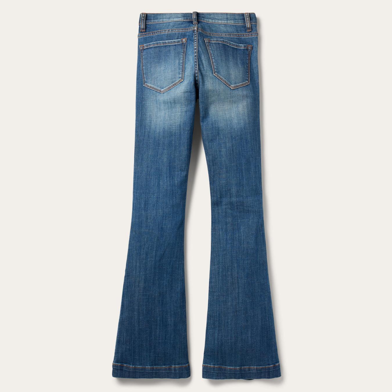 Women Denim | Stetson 921 High Rise Flare Jeans Blue