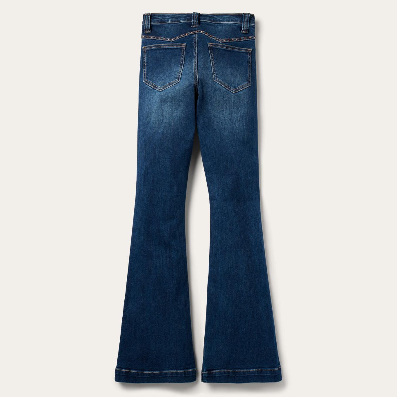 Women Denim | Stetson 921 High Rise Flare Jeans Blue