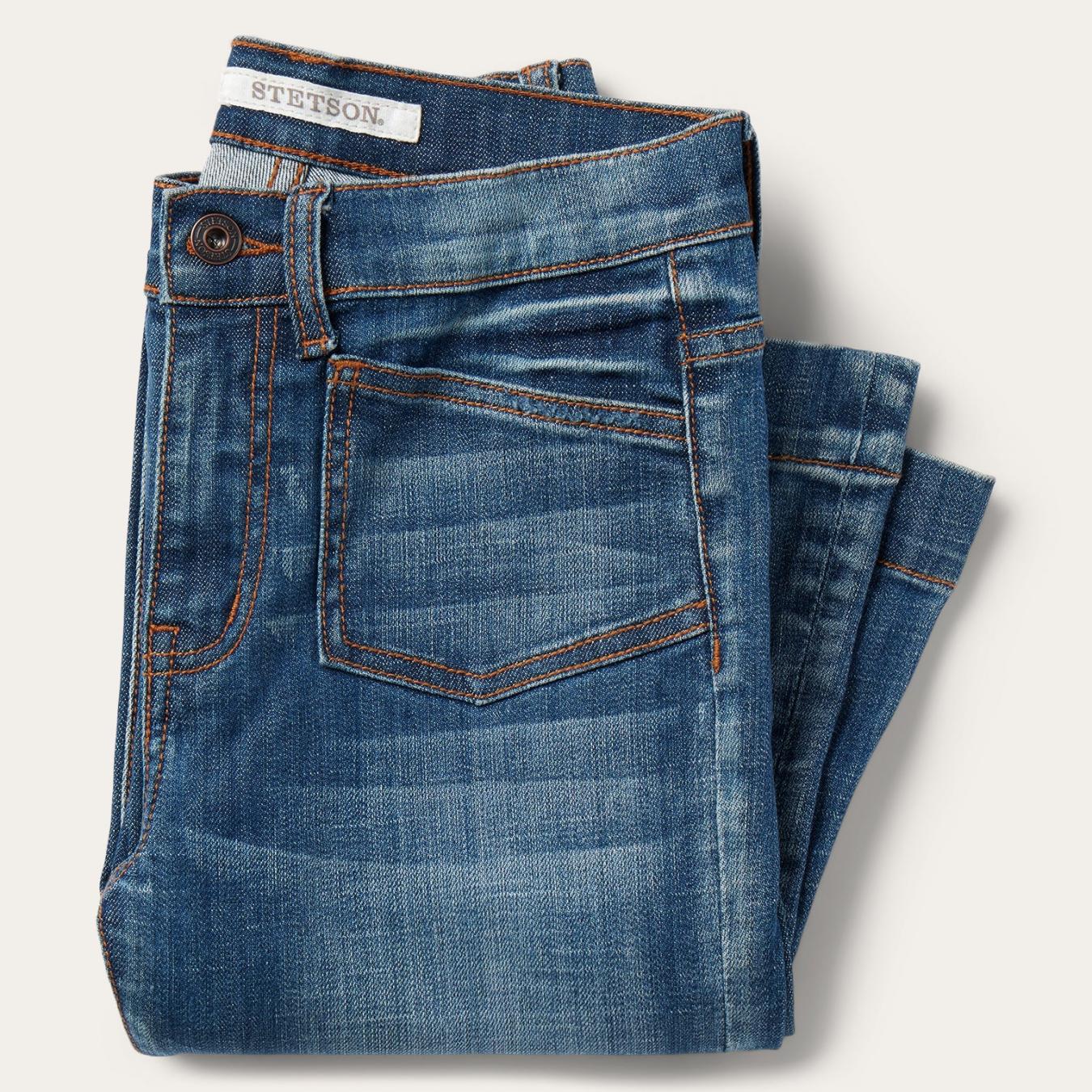 Women Denim | Stetson 921 High Rise Flare Jeans Blue