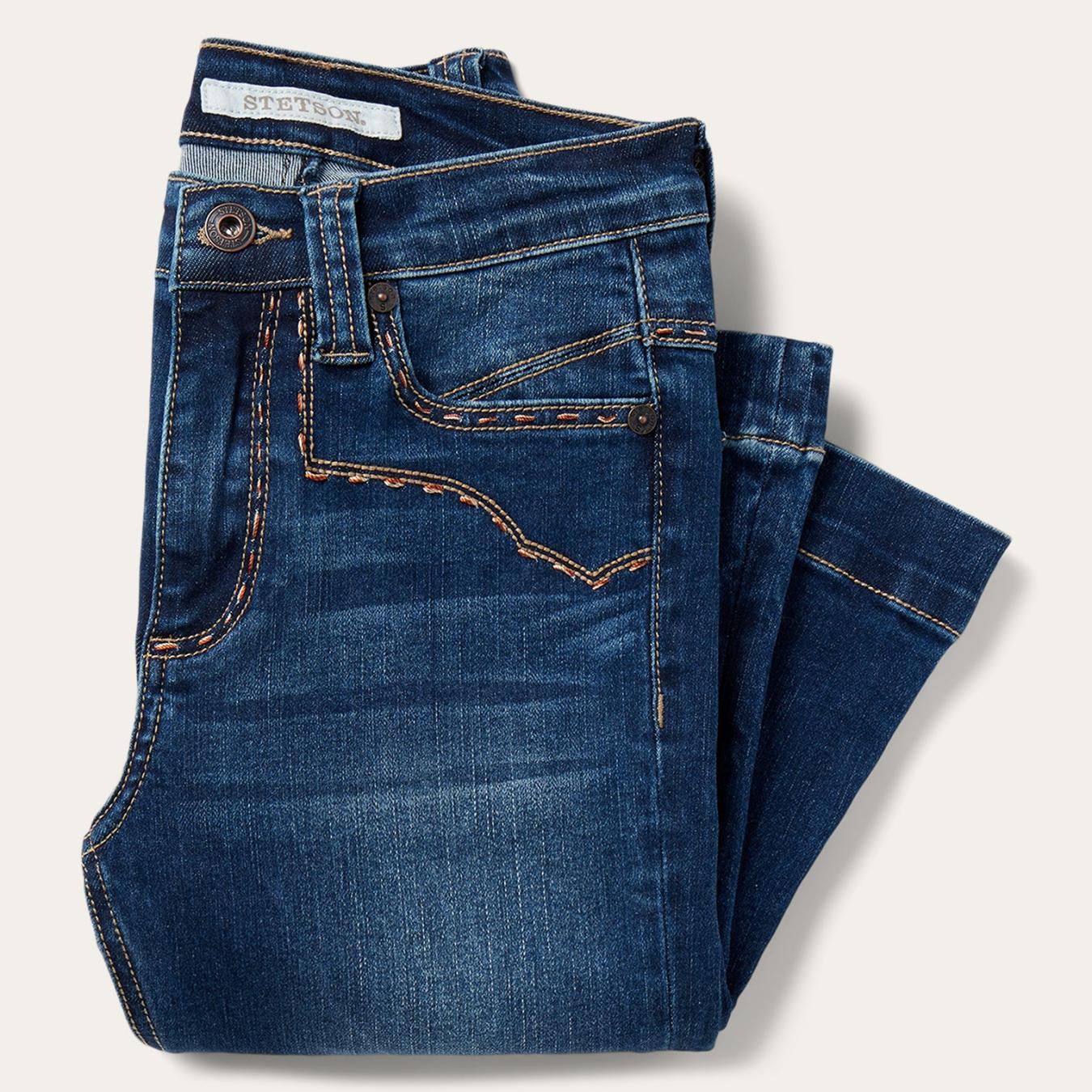 Women Denim | Stetson 921 High Rise Flare Jeans Blue