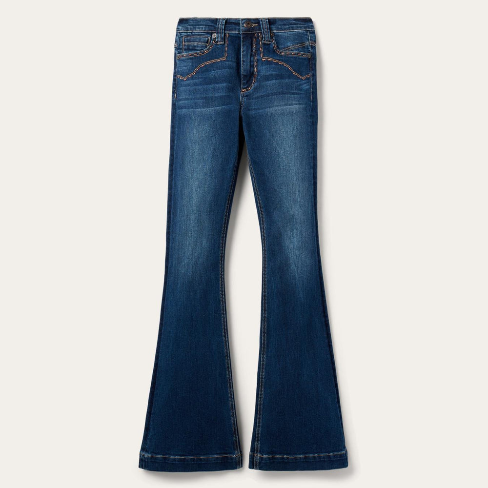 Women Denim | Stetson 921 High Rise Flare Jeans Blue
