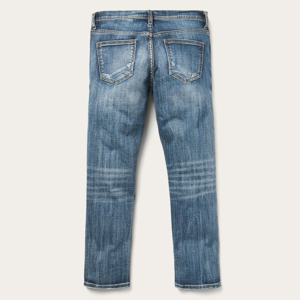 Women Denim | Stetson Ankle-Length Boyfriend Fit Jean Blue