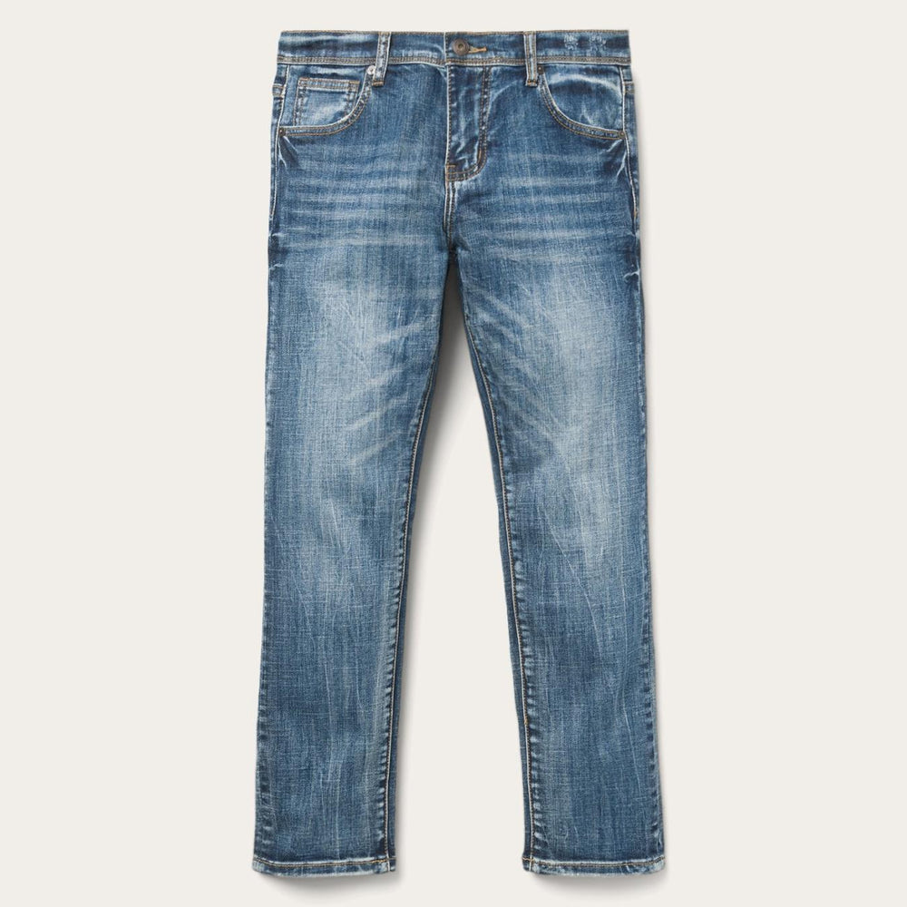 Women Denim | Stetson Ankle-Length Boyfriend Fit Jean Blue