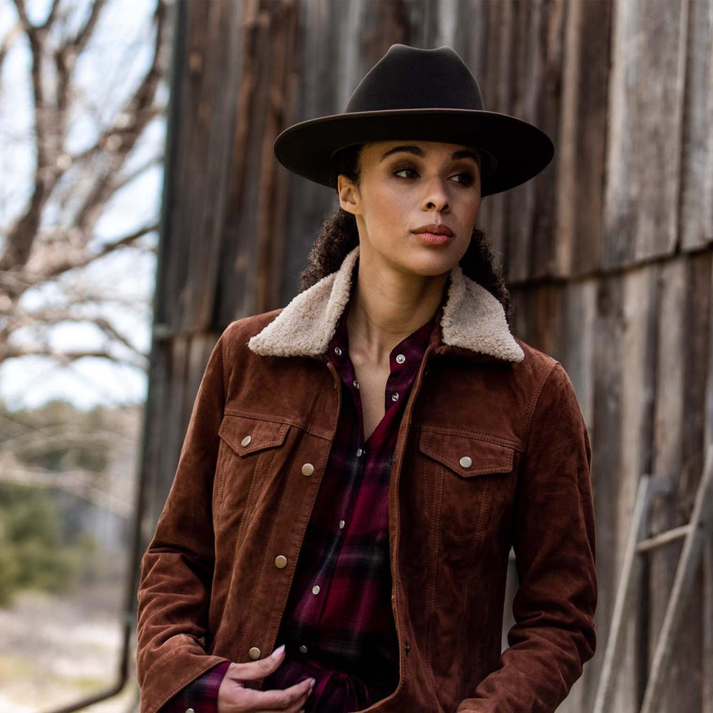 Women Jackets | Stetson Classic Bomber Jacket Brown
