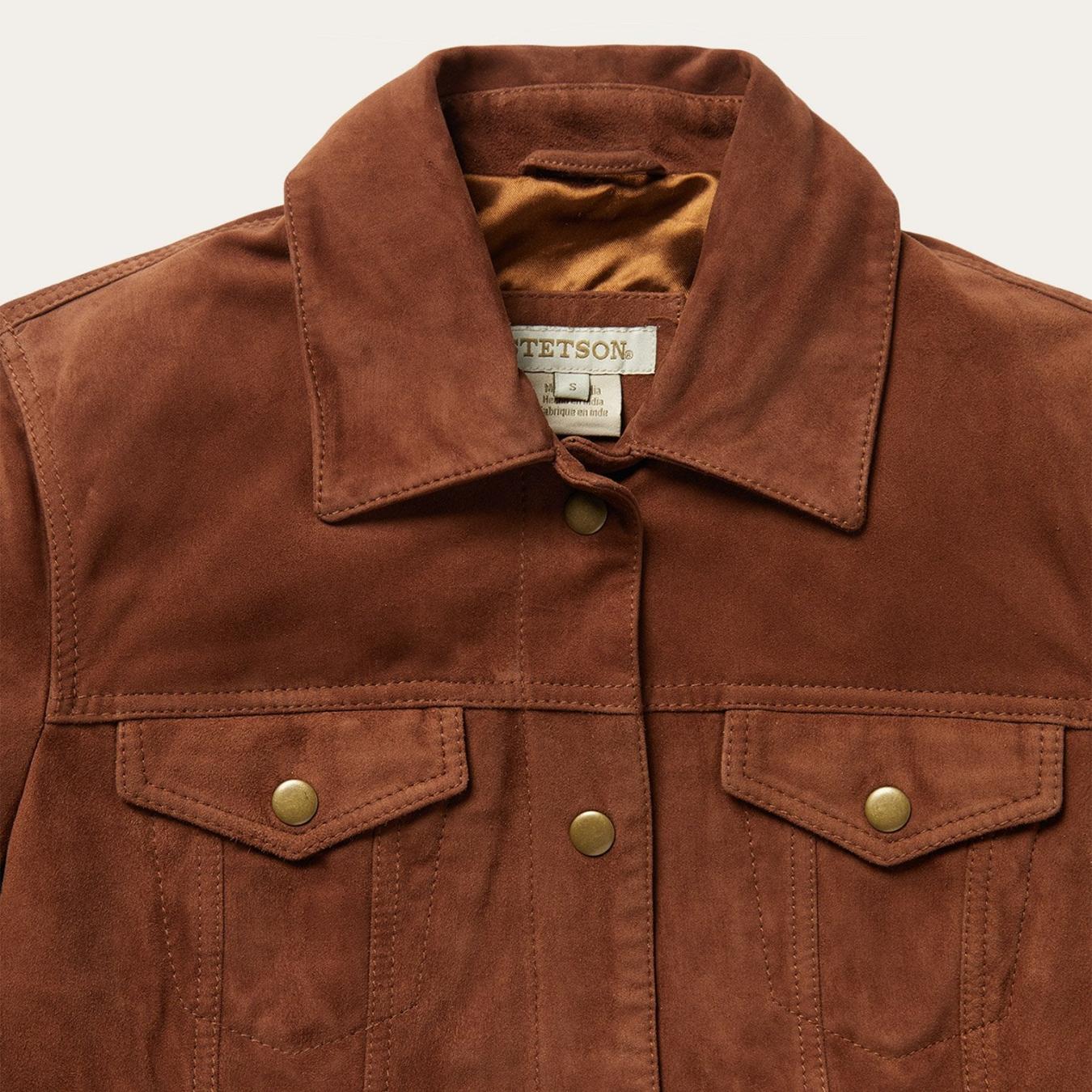 Women Jackets | Stetson Classic Bomber Jacket Brown