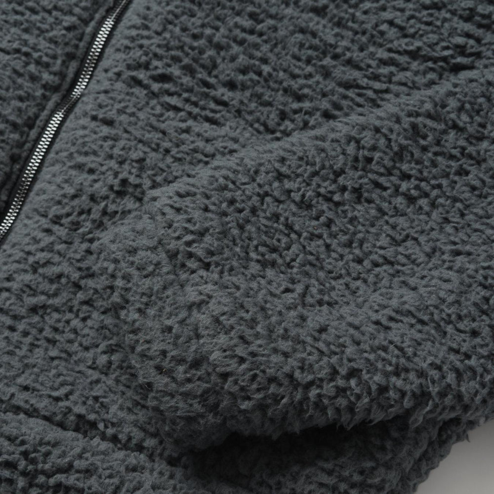 Women Jackets | Stetson Fuzzy Teddy Bear Fleece Jacket Grey