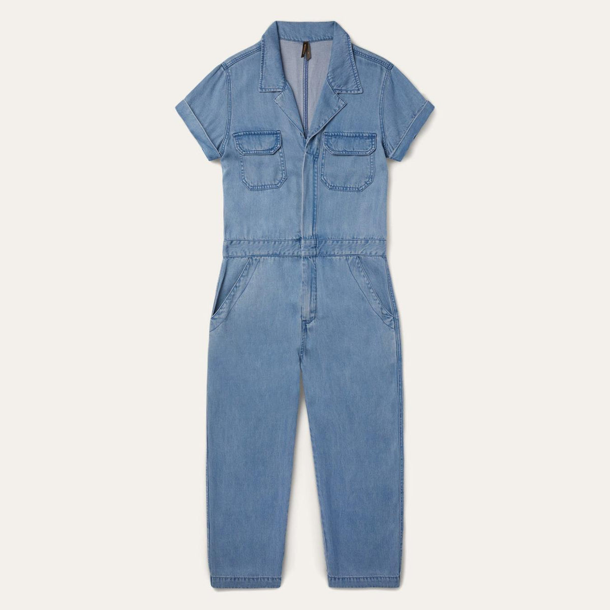 Women Jumpsuits | Stetson Notch Collar Jumpsuit Blue