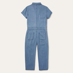 Women Jumpsuits | Stetson Notch Collar Jumpsuit Blue