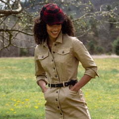 Women Mini | Stetson Workwear Inspired Shirt Dress Tan