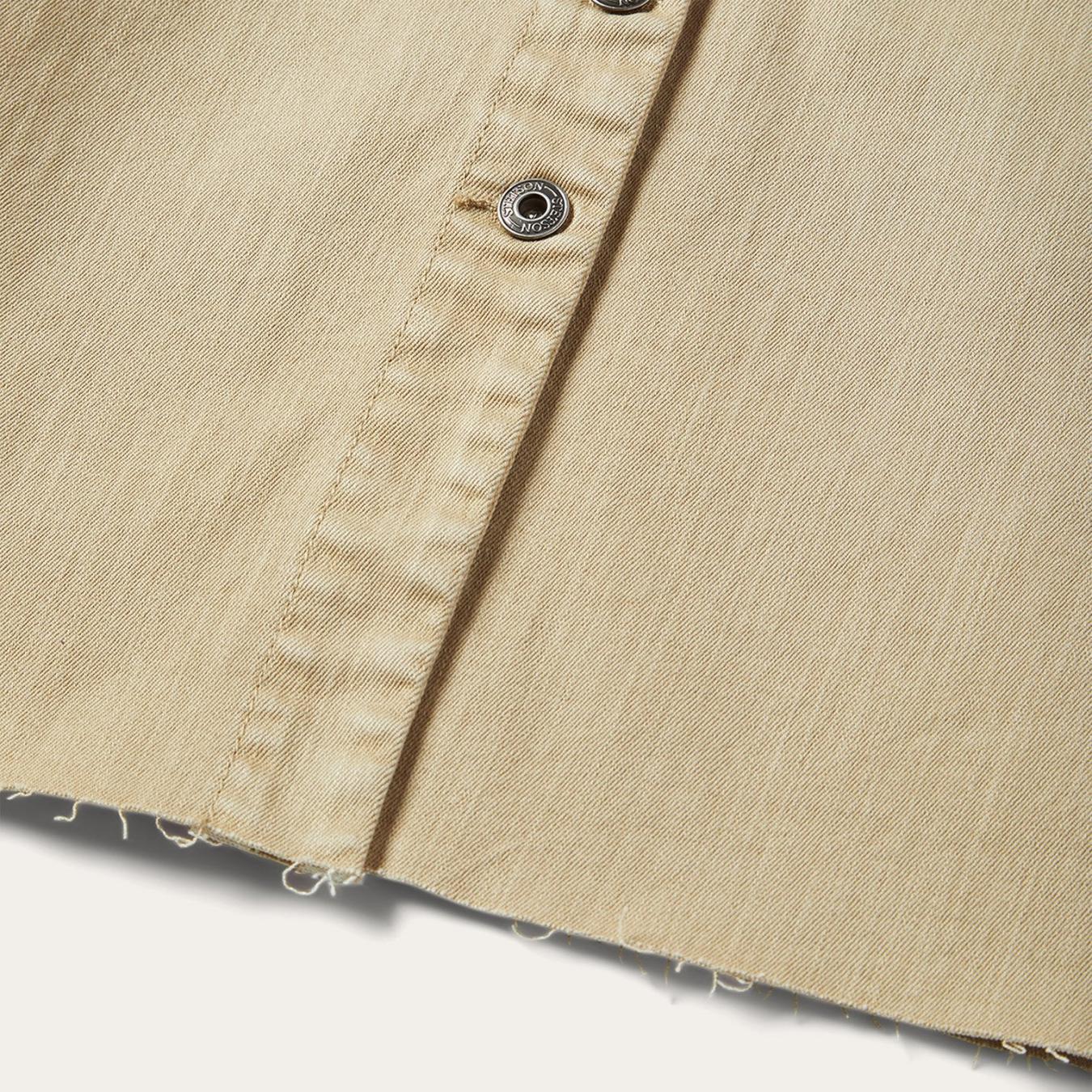 Women Mini | Stetson Workwear Inspired Shirt Dress Tan