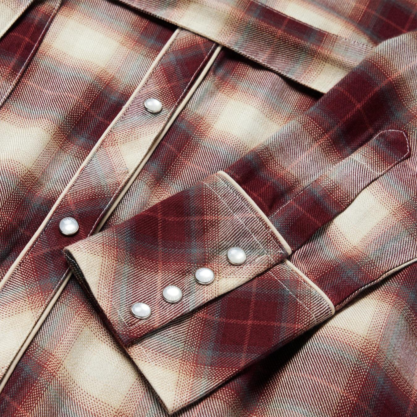 Women Shirt Dresses | Stetson Black Cherry Plaid Shirt Dress Red