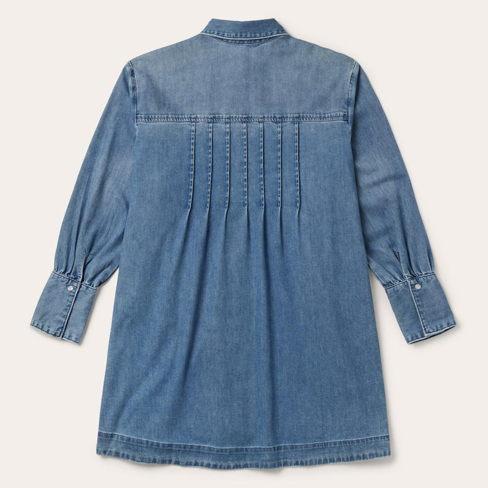 Women Shirt Dresses | Stetson Denim Button Front Shirt Dress Blue