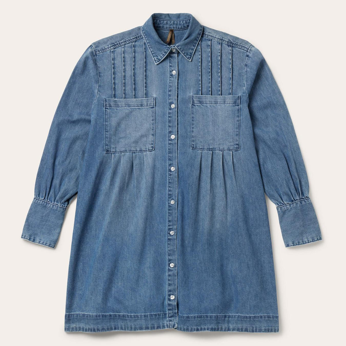Women Shirt Dresses | Stetson Denim Button Front Shirt Dress Blue