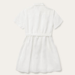 Women Shirt Dresses | Stetson White Linen Shirt Dress White