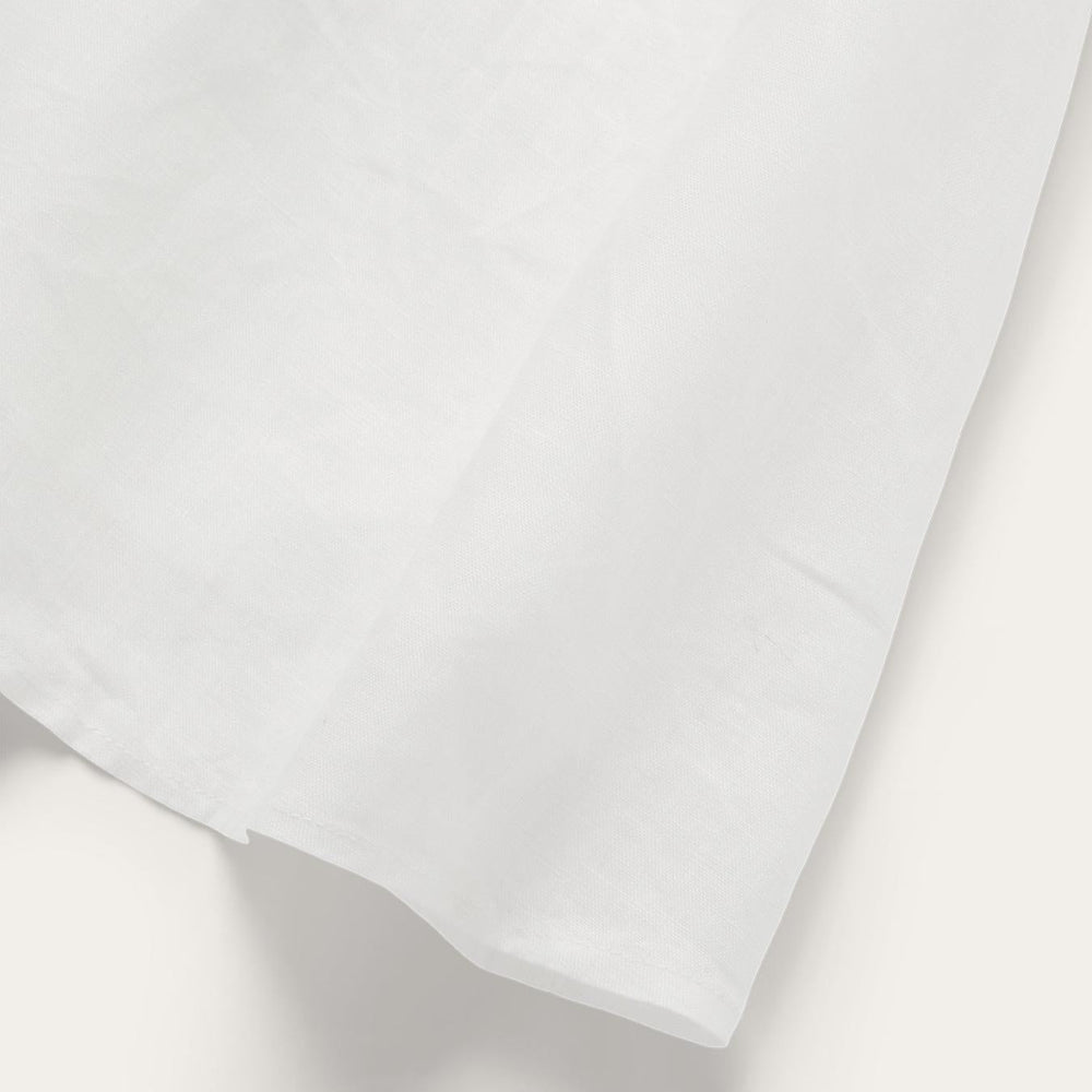 Women Shirt Dresses | Stetson White Linen Shirt Dress White
