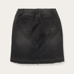 Women Skirts &amp; Shorts | Stetson Black Denim 5-Pocket Skirt Black