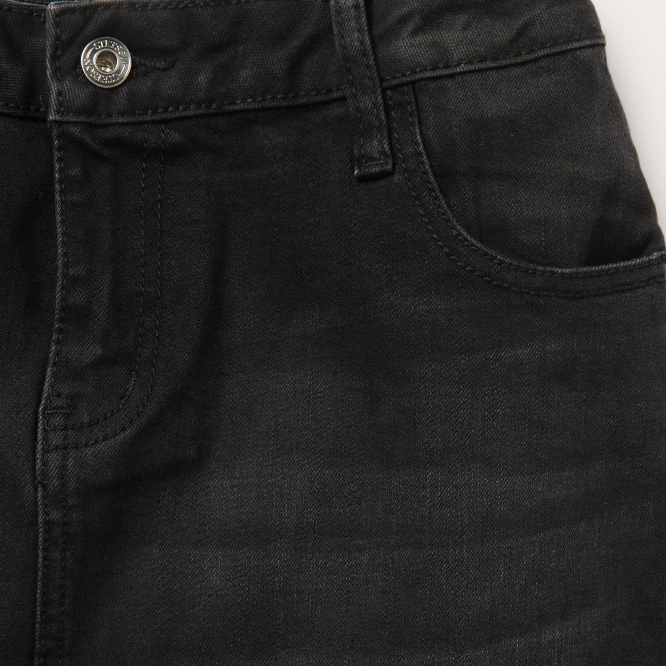 Women Skirts &amp; Shorts | Stetson Black Denim 5-Pocket Skirt Black