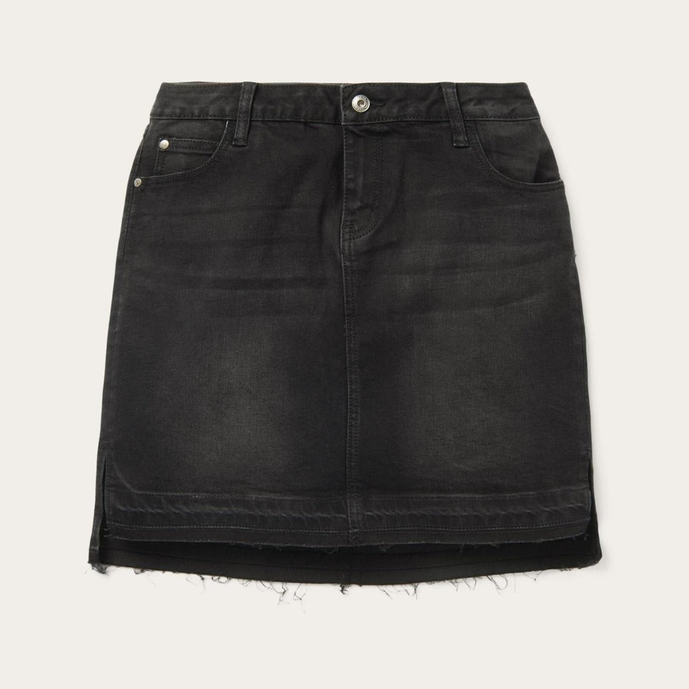 Women Skirts &amp; Shorts | Stetson Black Denim 5-Pocket Skirt Black