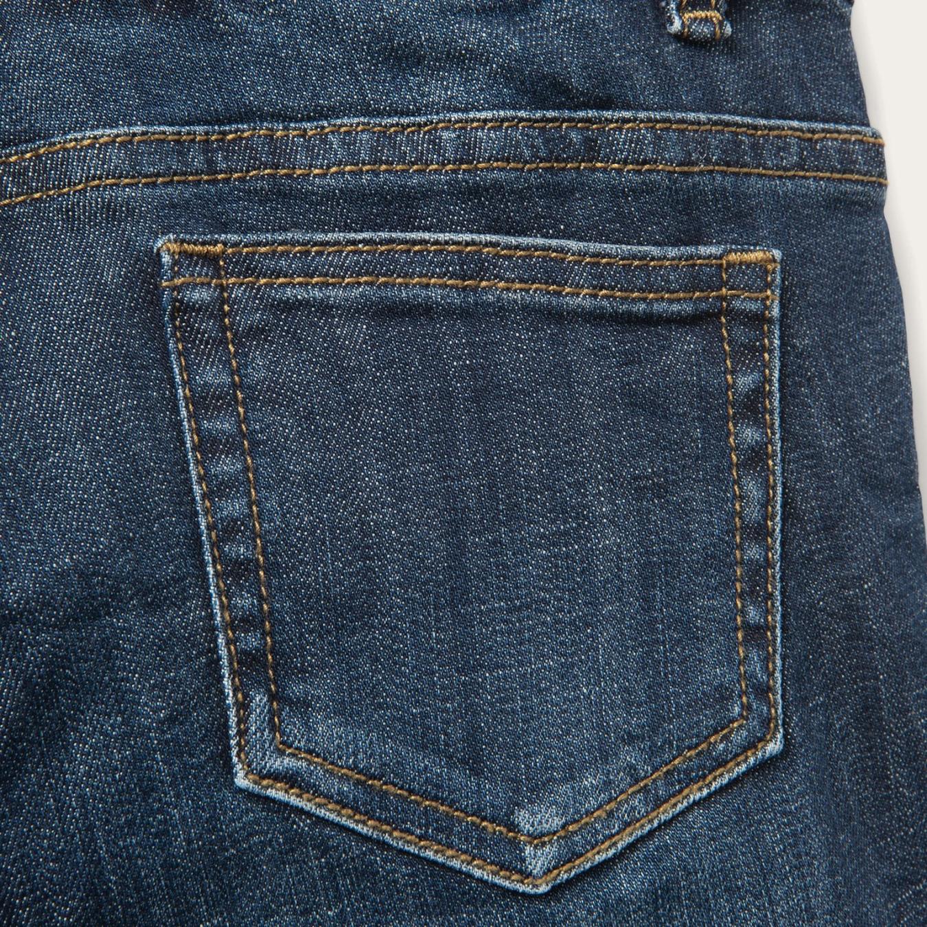 Women Skirts &amp; Shorts | Stetson Dark Wash Denim Shorts Blue