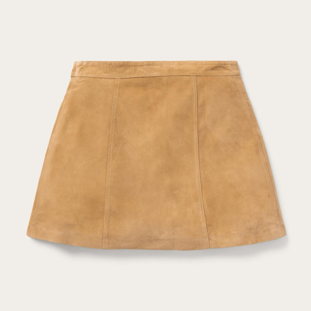 Women Skirts &amp; Shorts | Stetson Lamb Suede Gored Skirt Brown