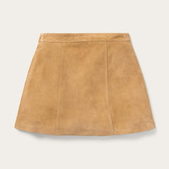 Women Skirts &amp; Shorts | Stetson Lamb Suede Gored Skirt Brown